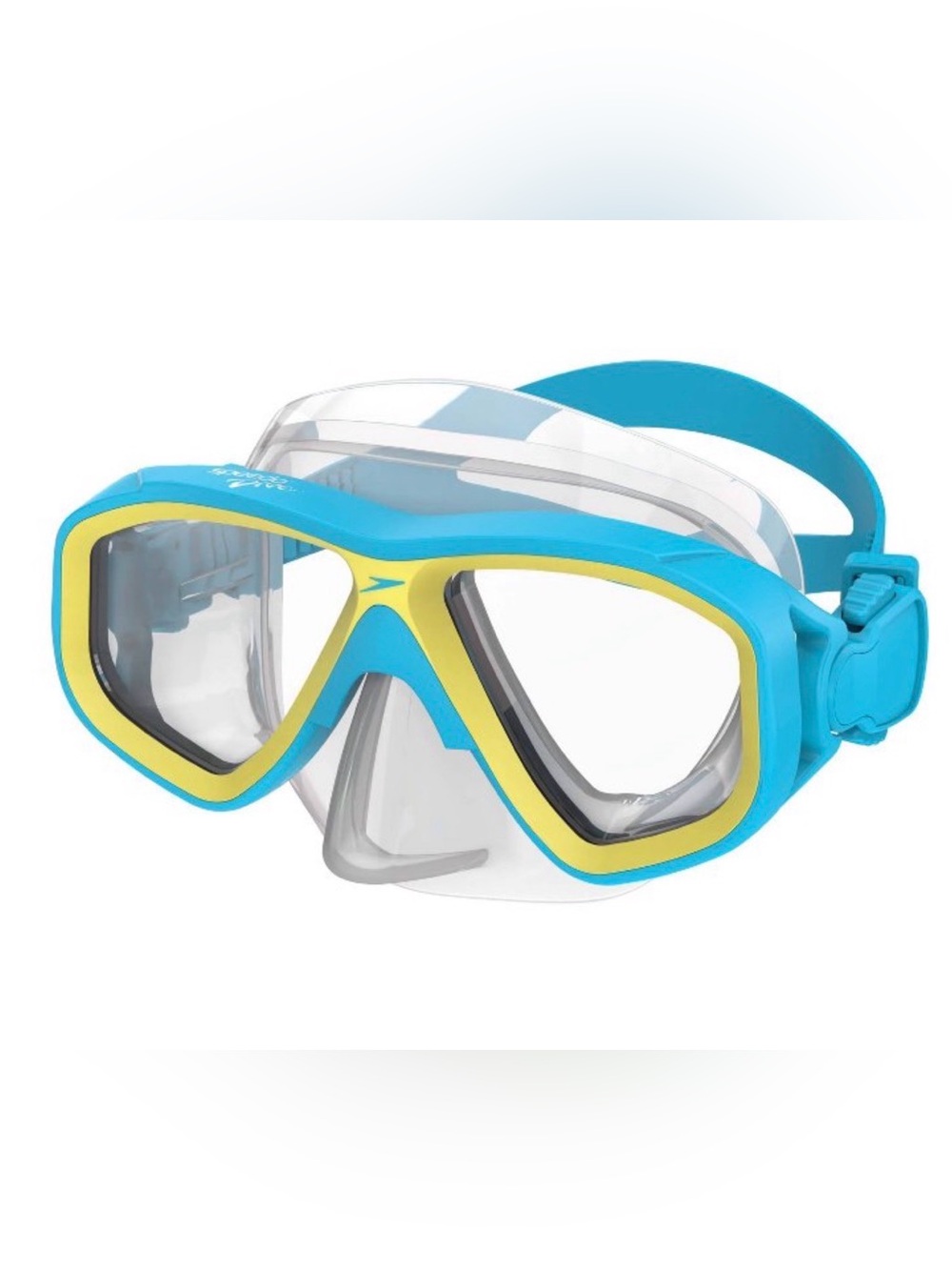 Kids Blue & Yellow Swim Mask - Lightweight Goggles